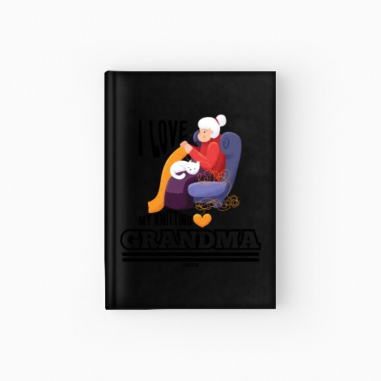 I Love My Grandma Hardcover Journal