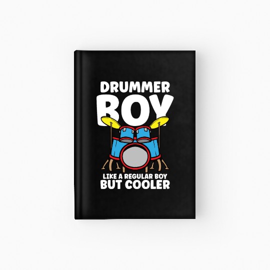 Drummer Drums Music Drum Set Drumming Hardcover Journal