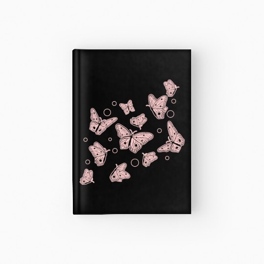 Cute Butterflies Gardening Butterfly Lover Hardcover Journal