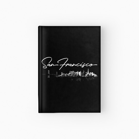 San Francisco Skyline For Women & Men Hardcover Journal