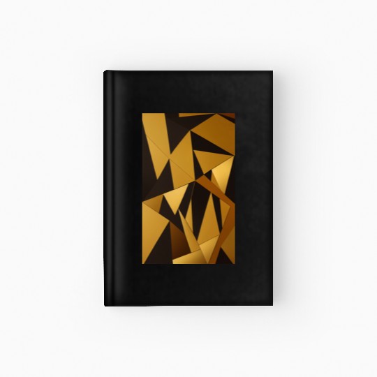 Black and Gold Minimalist Hardcover Journal