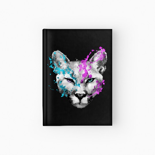 Dramabite mountain lion Hardcover Journal