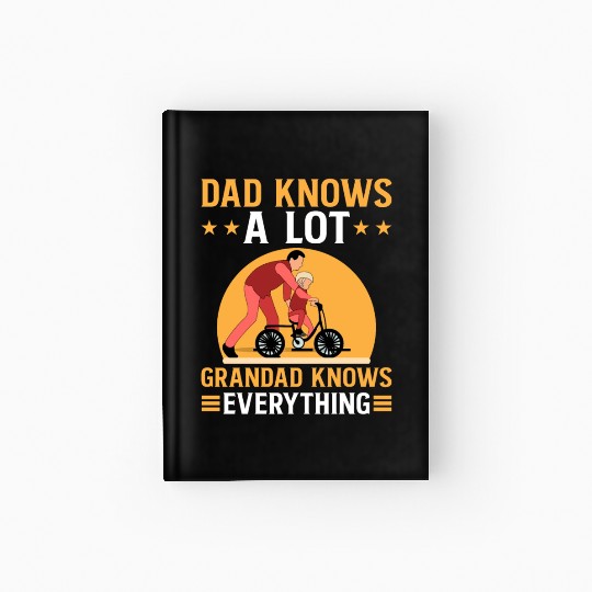DAD KNOWS A LOT GRANDAD KNOWS EVERYTHING Hardcover Journal