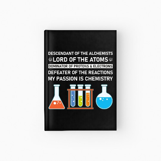Chemistry Chemist Alchemists Alchemy Chemical Hardcover Journal