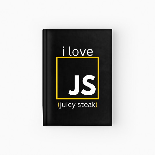JavaScript web developer funny programming Hardcover Journal