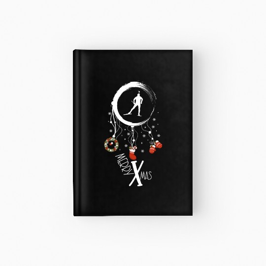 Winter dreamcatcher Christmas Biathlon Hardcover Journal
