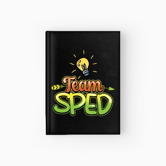 Team Sped Awareness Special Education Teacher Hardcover Journal