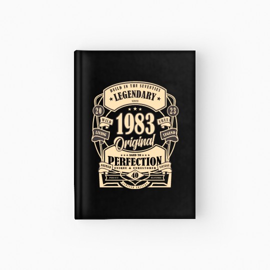 40th Birthday Gift Myth Legend Original present Hardcover Journal