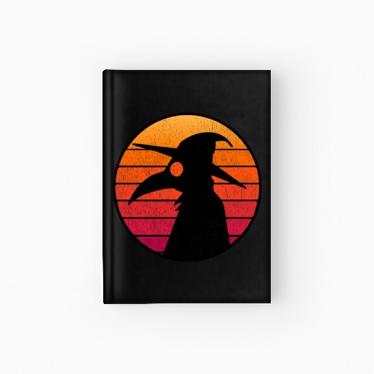 The Plague Doctor Costume Kids Retro Sun Plague Hardcover Journal