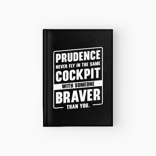 Prudence Wisdom Quotes Pilot Philosophy Hardcover Journal