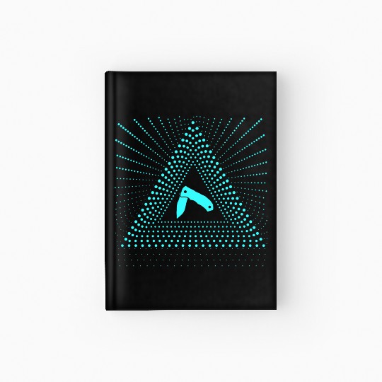 Pocket Knife Bright Shiny Bright Radiant Hardcover Journal