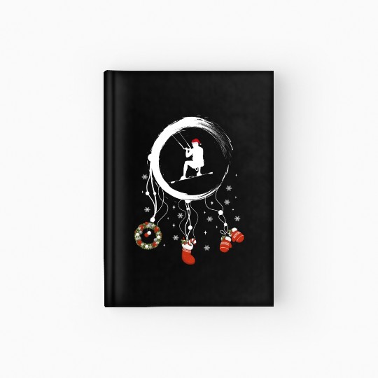 Winter dreamcatcher Christmas Kite Hardcover Journal