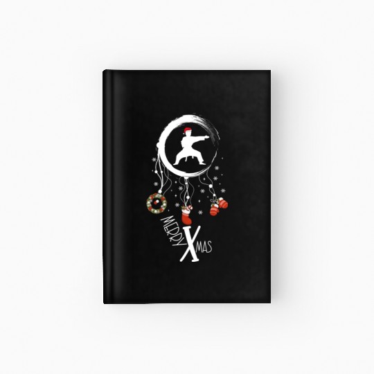 Winter dreamcatcher Christmas Judo Hardcover Journal