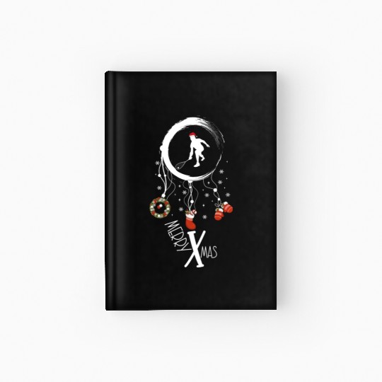 Winter dreamcatcher Christmas Squash Hardcover Journal