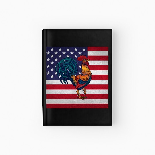 Rooster Cock Hardcover Journal