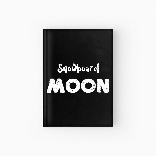Snowboard Moon - Snowboarding Hardcover Journal