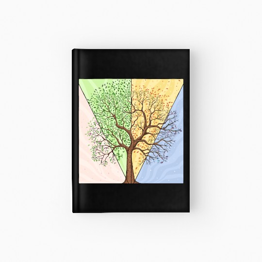 Four Seasons Trees Hardcover Journal