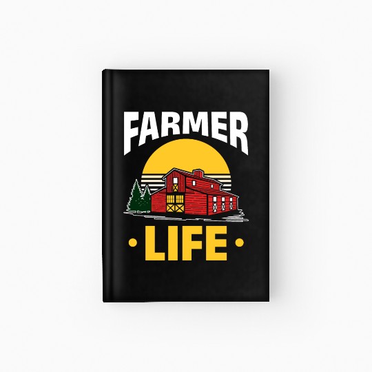 Agriculture Farmer Life Hardcover Journal