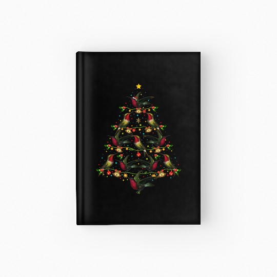 Hummingbird Lover Xmas Gift Hummingbird Christmas Hardcover Journal