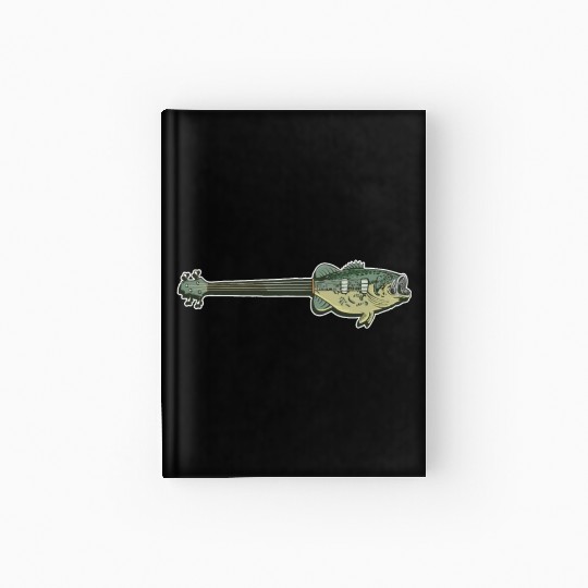 Bass Guitar - Bass Guitar Guitar Player Guitarist Hardcover Journal