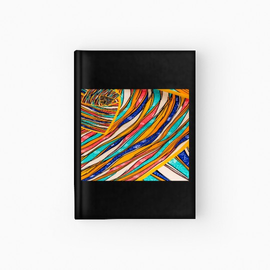 Neon Rainbow Retro 2023 NewYear Vintage Stronger Hardcover Journal