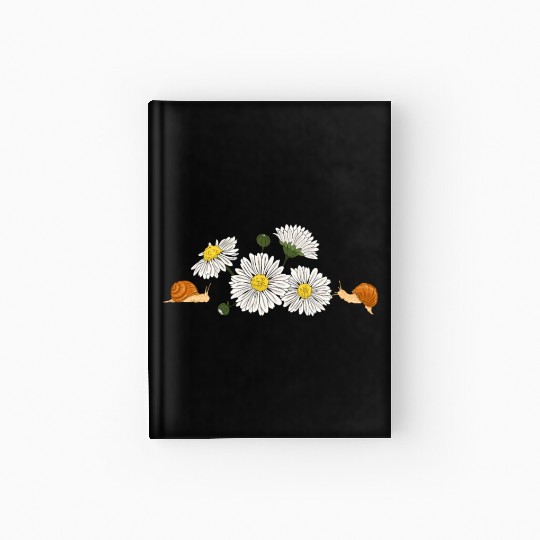 Marguerites Daisy Summer Daisies Flower Garden Hardcover Journal