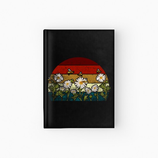 Marguerites Daisy Summer Daisies Flower Garden Hardcover Journal