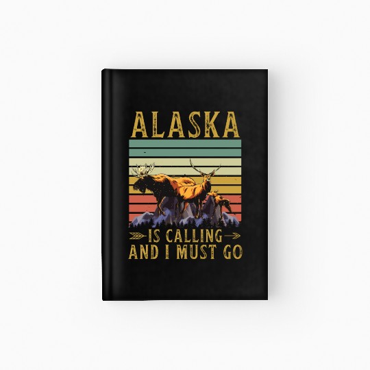 Alaska Gift USA Natur Bär Denali Grizzly Wald Hardcover Journal