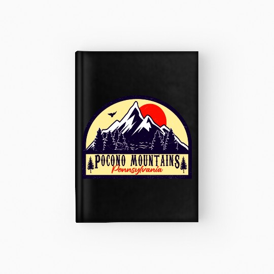 Pocono Mountains Pennsylvania Hardcover Journal