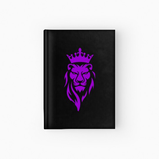 LION LILAC Hardcover Journal