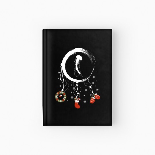 Winter dreamcatcher Christmas Jellyfish Hardcover Journal