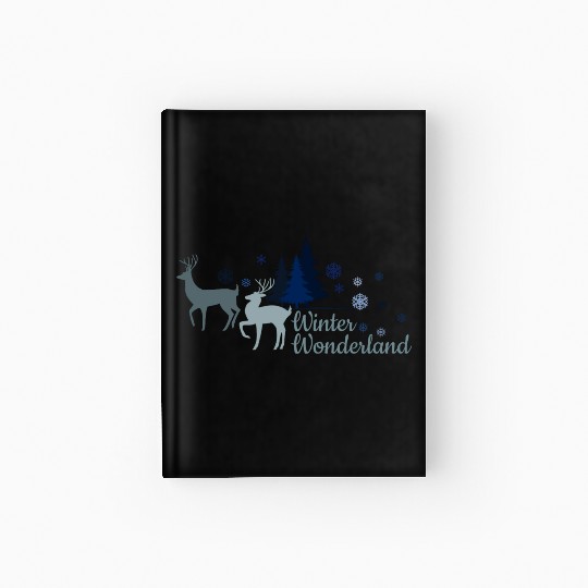 Let's meet in winter wonderland Hardcover Journal