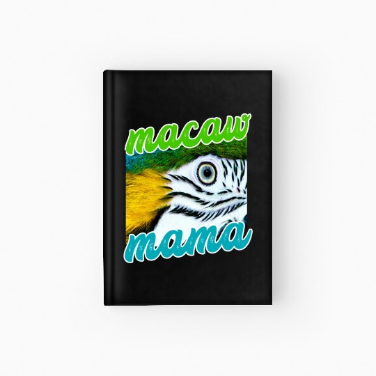Blue And Yellow Macaw - Parrot Hardcover Journal