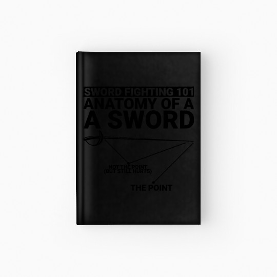 Sword Fighting 101 Anatomy Of A Sword 2 Hardcover Journal