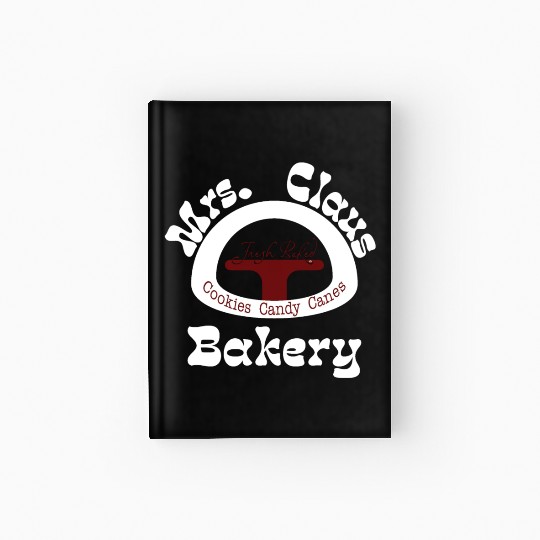 Christmas Hardcover Journal, Mrs. Claus Bakery Hardcover Journal,