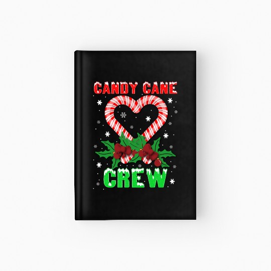 Candy Cane Crew Christmas Sweets Family Matching Hardcover Journal