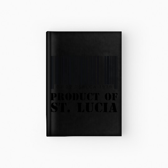 Product of St. Lucia (Black) Hardcover Journal