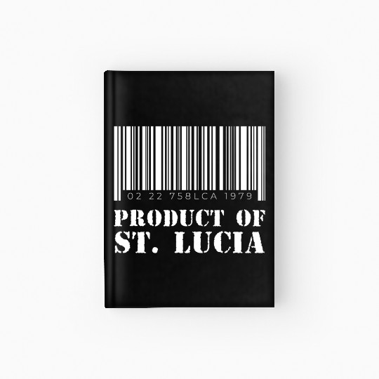 Product of St. Lucia (White) Hardcover Journal