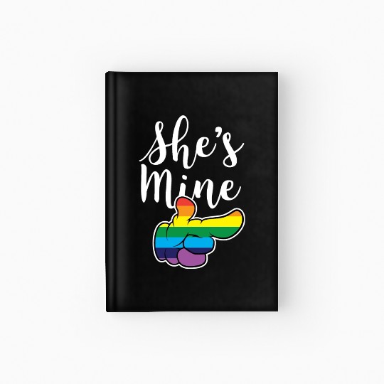 Matching Lesbian Couple She's Mine Part2 Hardcover Journal