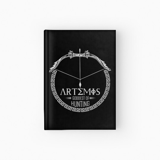Artemis God, Greek God Hardcover Journal