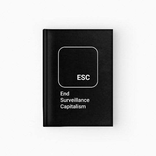 ESC - End Surveillance Capitalism Hardcover Journal
