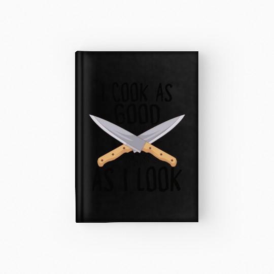 Chef Cook Kitchen Restaurant Knives Cookout Hardcover Journal
