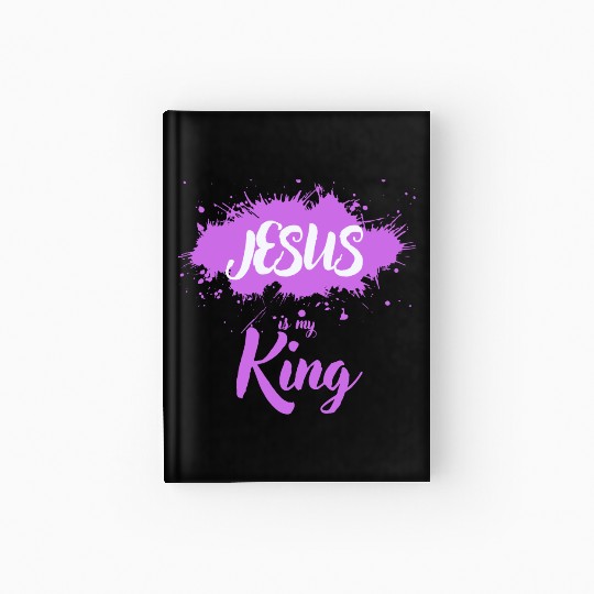 JESUS is my King Hardcover Journal