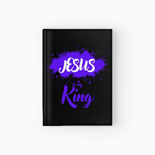 JESUS is my King Hardcover Journal