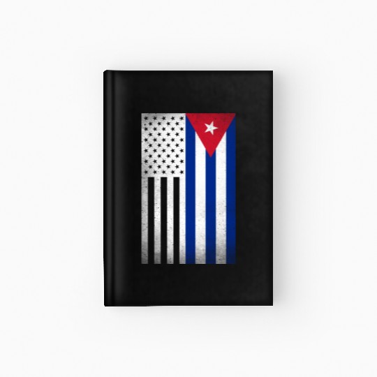 Cuba Design for proud Cuban Americans Hardcover Journal