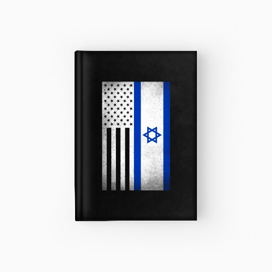 Israel Design for proud Israeli Americans Hardcover Journal