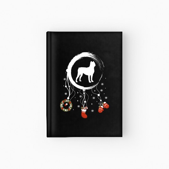dog dreamcatcher Christmas Cane Corso Hardcover Journal