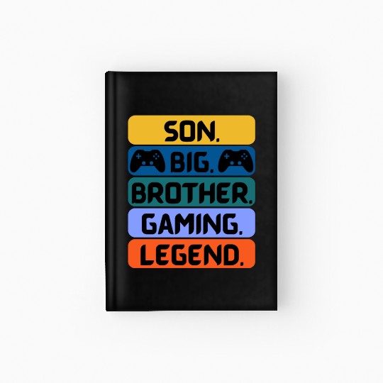 SON BROTHER GAMING LEGEND for gamer controller Hardcover Journal