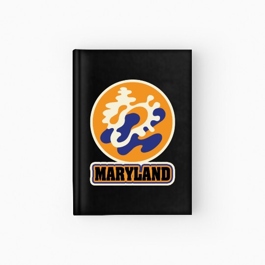 US States MARYLAND Hardcover Journal