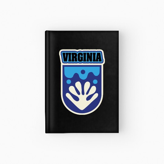 US States VIRGINIA Hardcover Journal